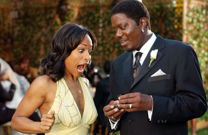 Wanda (Kellita Smith) and Bernie (Bernie Mac) in Season 4 of 