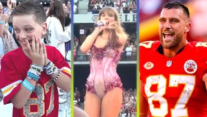 Watch Taylor Swift React to Fans Travis Kelce-Themed Eras Tour Wear