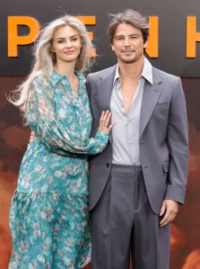 LONDON, ENGLAND - JULY 13:  Tamsin Egerton and Josh Hartnett attend the 