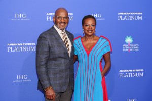 Julius Tennon and Viola Davis at the 2023 Palm Springs International Film Awards held at the Palm Springs Convention Center on January 5, 2023 in Palm Springs, California. (Photo by Christopher Polk/Variety via Getty Images)