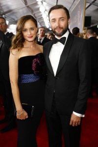 LOS ANGELES - SEPTEMBER 17: Alexis Bledel and Vincent Kartheiser arrive at the 69TH PRIMETIME EMMY AWARDS, LIVE from the Microsoft Theater in Los Angeles Sunday, Sept. 17 (8:00-11:00 PM, live ET/5:00-8:00 PM live PT) on the CBS Television Network.  (Photo by Trae Patton/CBS via Getty Images)