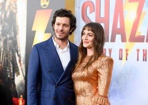 Adam Brody and Leighton Meester at the premiere of 