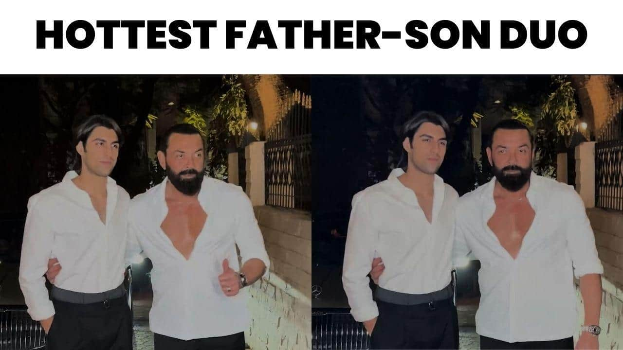 Bobby Deol and son Aryaman Deol impresses fans with their impeccable style [Watch Video]