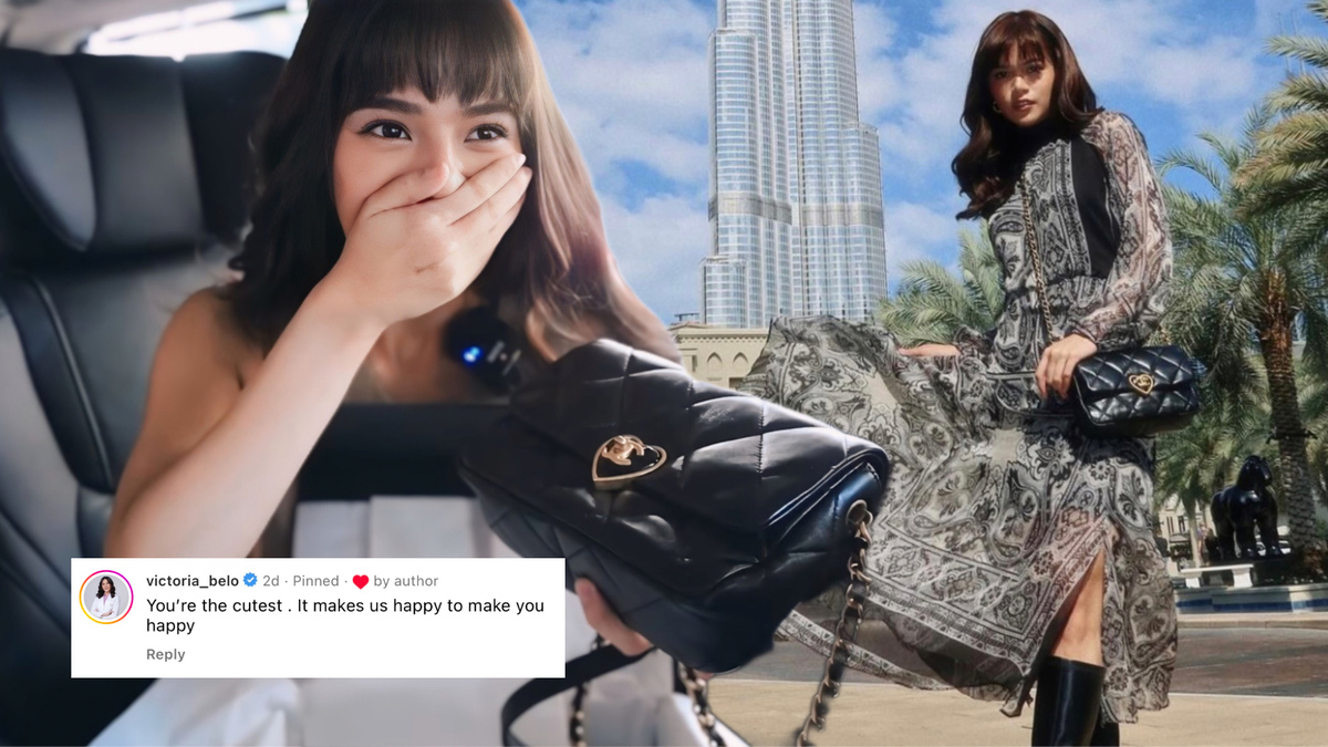 Maris Racal receives first-ever Chanel bag thanks to celebrity dermatologist Dra. Vicki Belo