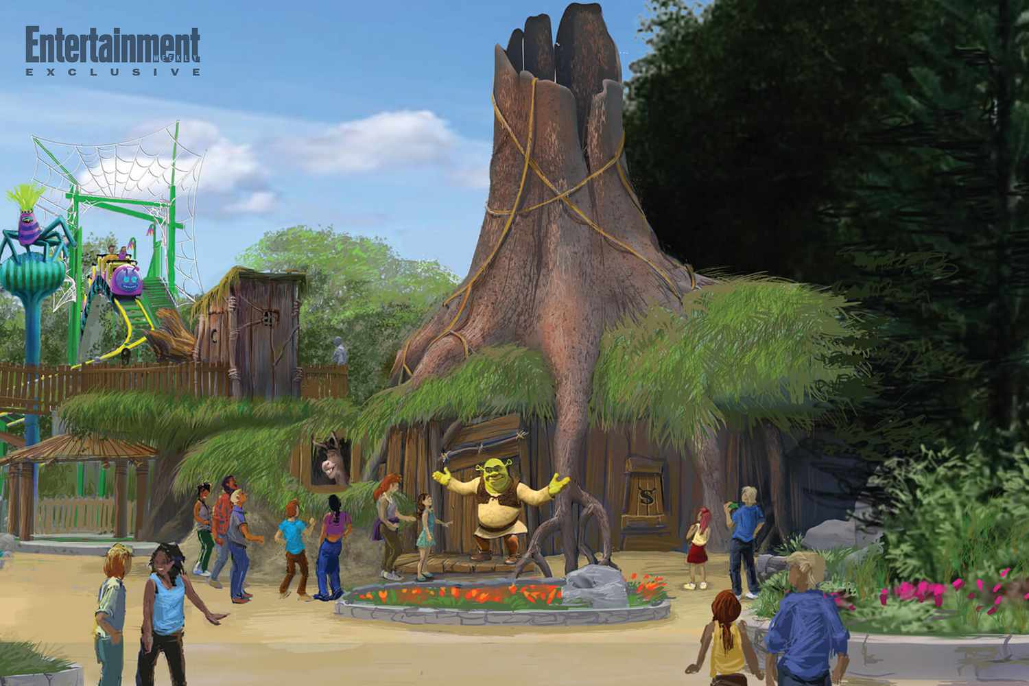 'Shrek' DreamWorks Land attractions revealed in Universal Orlando photos