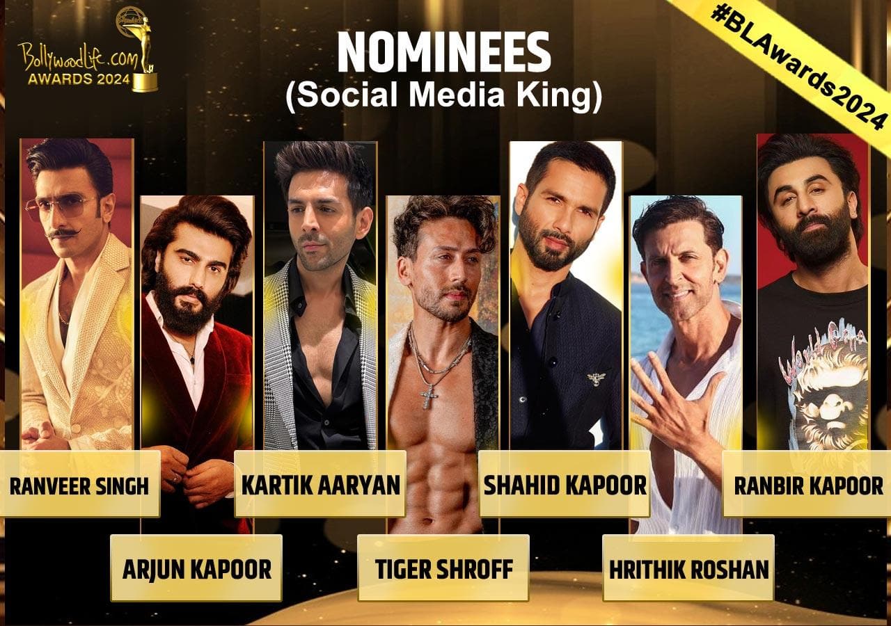 BL Awards 2024 Social Media King: Kartik Aaryan, Ranveer Singh and more: VOTE FOR YOUR FAVOURITES NOW